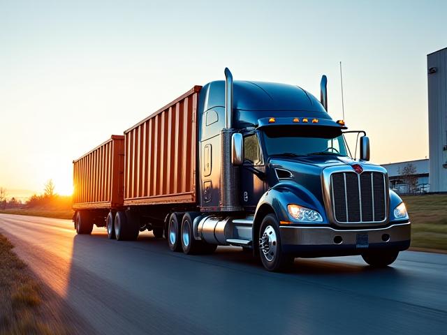 New Era truck transporting recycled aluminum materials